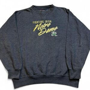Vintage Notre Dame Fighting Irish collegiate crewneck sweatshirt size large